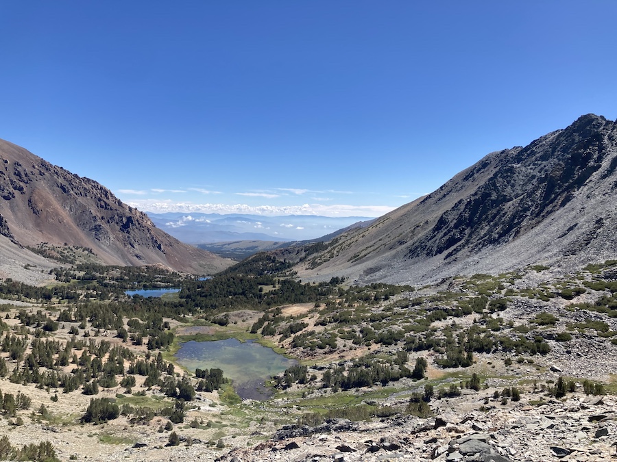 View from atop Virginia Lakes Trail